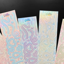 Load image into Gallery viewer, Shocking Pink Rose Sticker - Pearl Chain
