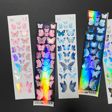 Load image into Gallery viewer, Shocking Pink Rose Sticker - Shining Butterfly
