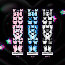 Load image into Gallery viewer, Shocking Pink Rose Sticker - Shining Butterfly
