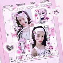 Load image into Gallery viewer, Shocking Pink Rose Sticker - Roseroll Series
