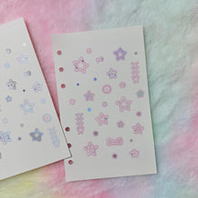 Load image into Gallery viewer, Shocking Pink Rose Sticker - Purikura Star Kiss Cut Tape
