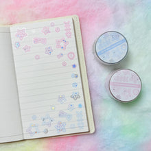 Load image into Gallery viewer, Shocking Pink Rose Sticker - Purikura Star Kiss Cut Tape
