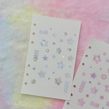 Load image into Gallery viewer, Shocking Pink Rose Sticker - Purikura Star Kiss Cut Tape
