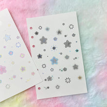 Load image into Gallery viewer, Shocking Pink Rose Kiss Cut Sticker Tape - Bubble Star
