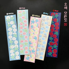 Load image into Gallery viewer, Shocking Pink Rose Sticker - Peony Painting
