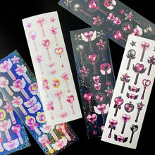 Load image into Gallery viewer, Shocking Pink Rose Sticker - Magic Stick
