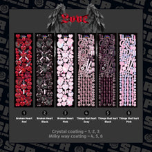 Load image into Gallery viewer, Shocking Pink Rose Sticker - Broken Heart
