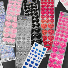 Load image into Gallery viewer, Shocking Pink Rose Sticker - Steel Heart
