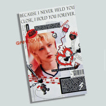 Load image into Gallery viewer, Shocking Pink Rose Sticker - Heart Chain
