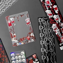 Load image into Gallery viewer, Shocking Pink Rose Sticker - Heart Chain
