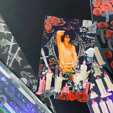 Load image into Gallery viewer, Shocking Pink Rose Sticker - Goth Ornament
