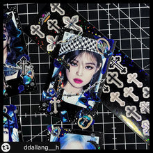 Load image into Gallery viewer, Shocking Pink Rose Sticker - Goth Ornament
