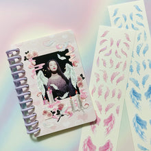 Load image into Gallery viewer, Shocking Pink Rose Sticker - Smoke
