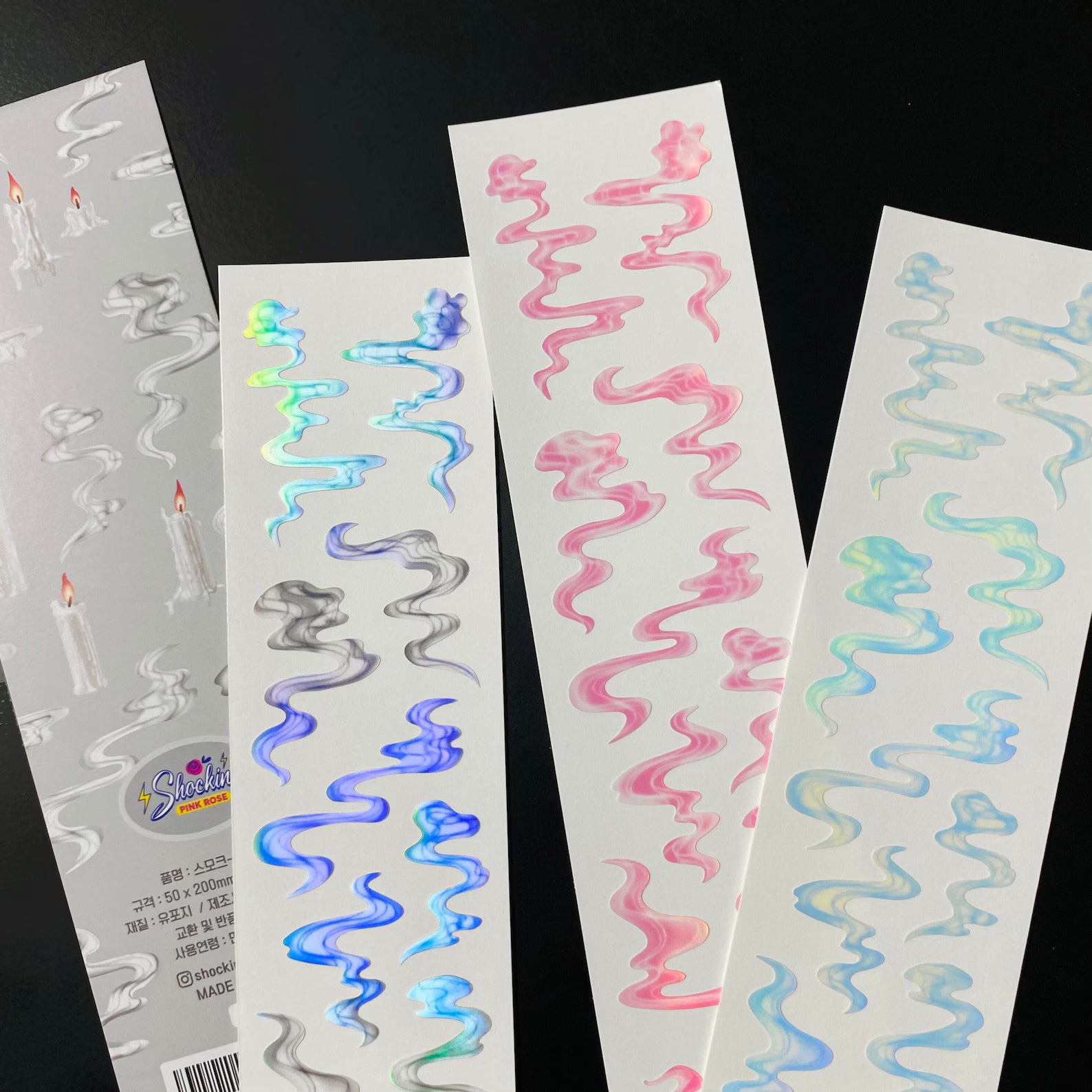 Shocking Pink Rose Sticker - Smoke – K-POP BAZAAR