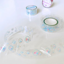 Load image into Gallery viewer, Shocking Pink Rose Kiss Cut Sticker Tape - Bubble Heart Pixel
