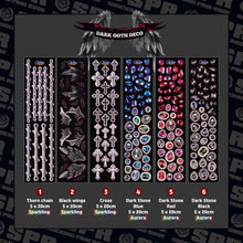 Load image into Gallery viewer, Shocking Pink Rose Sticker - Goth Ornament
