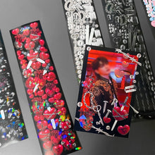 Load image into Gallery viewer, Shocking Pink Rose Sticker - Broken Heart
