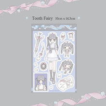Load image into Gallery viewer, Shocking Pink Rose Sticker - Tooth Fairy
