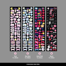 Load image into Gallery viewer, Shocking Pink Rose Sticker - Cute Patch
