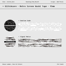 Load image into Gallery viewer, Shocking Pink Rose Washi Tape - Glitch Tape
