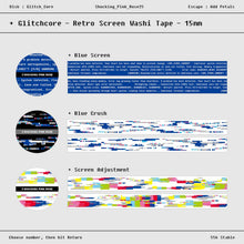 Load image into Gallery viewer, Shocking Pink Rose Washi Tape - Glitch Tape
