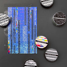 Load image into Gallery viewer, Shocking Pink Rose Washi Tape - Glitch Tape
