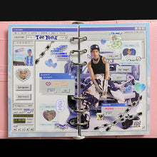 Load image into Gallery viewer, Shocking Pink Rose Sticker - Error Message Pack (Sticker Set)
