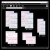 Shocking Pink Rose Sticker - Error Message Pack (Sticker Set)