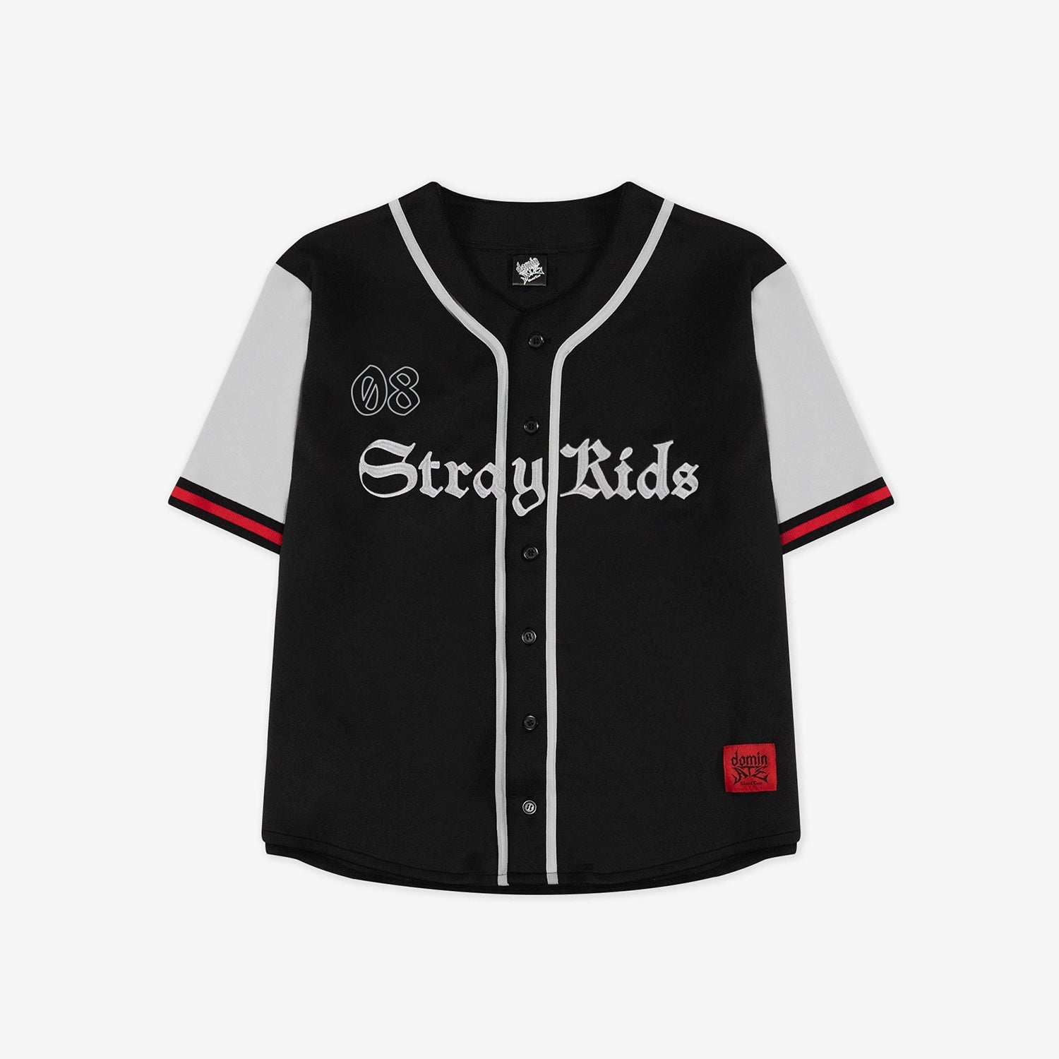 衣料雑貨 リノ ユニフォームシャツ ブラック×グレー 「Stray Kids