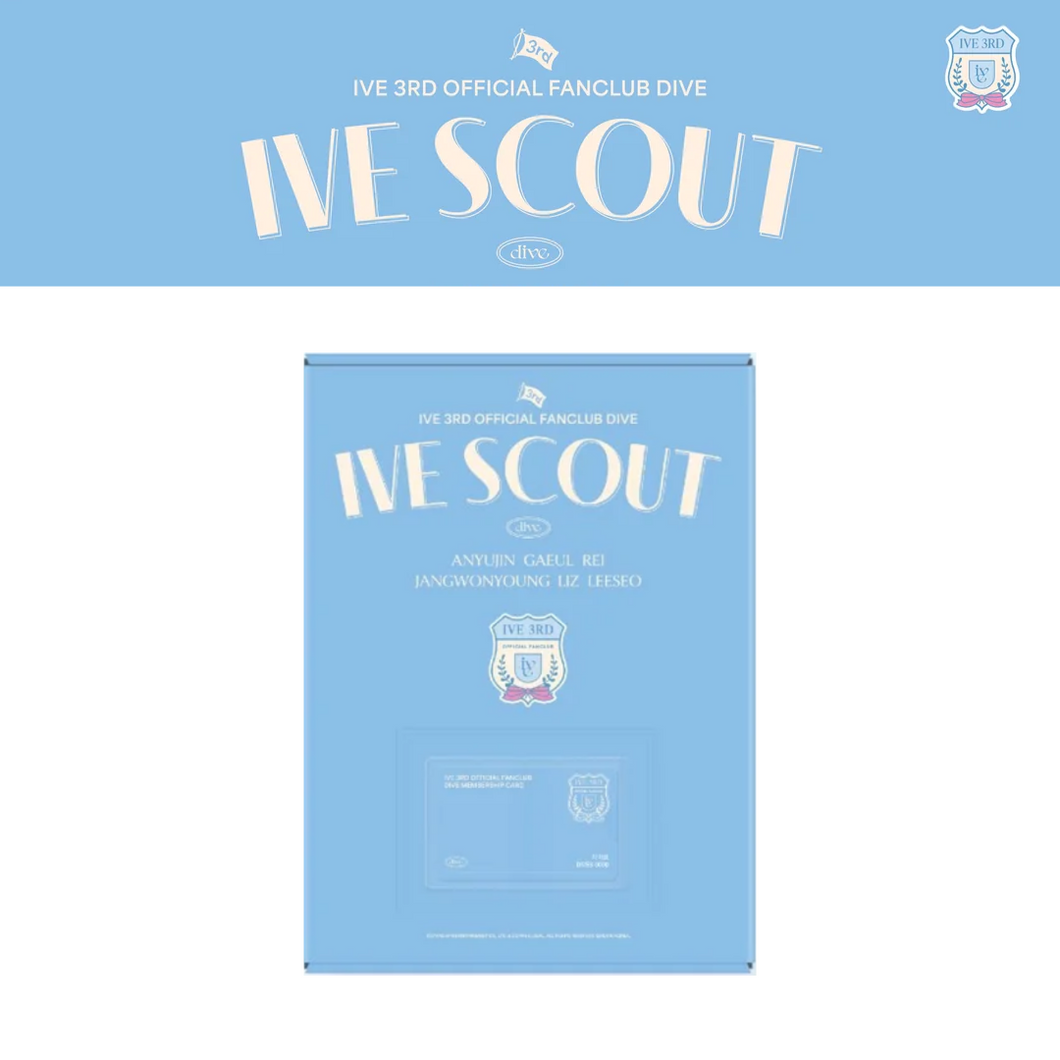 IVE 3rd Official Fanclub DIVE Membership Kit 'IVE SCOUT'