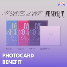 Load image into Gallery viewer, IVE 4th Mini Album &#39;IVE SECRET&#39; + Store Benefit
