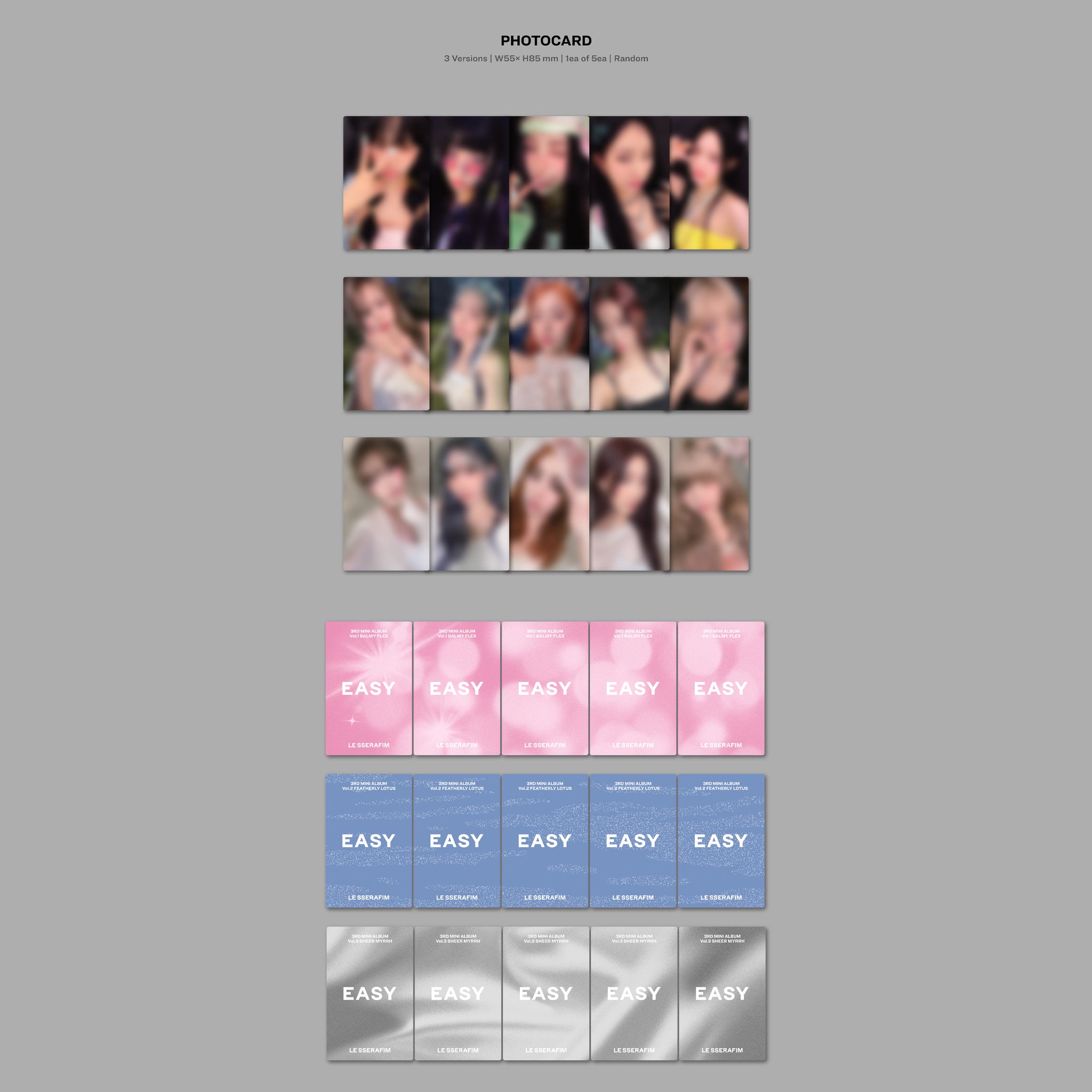 LE SSERAFIM 3rd Mini Album 'EASY' – K-POP BAZAAR