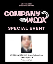 Load image into Gallery viewer, [PREORDER] LEE DONG WOOK 2026 Season&#39;s Greetings &#39;COMPANY WOOK&#39;
