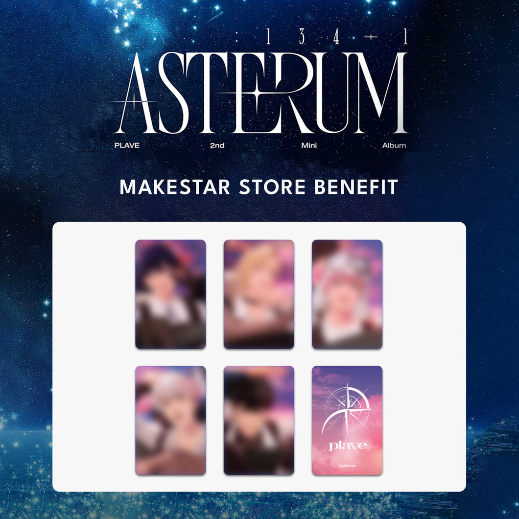 PLAVE 2nd Mini Album 'ASTERUM: 134-1' (POCAALBUM Ver.) + Makestar Benefit