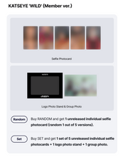 Load image into Gallery viewer, KATSEYE 3rd Mini Album 'WILD' (Member Ver.) + Weverse Shop Benefit

