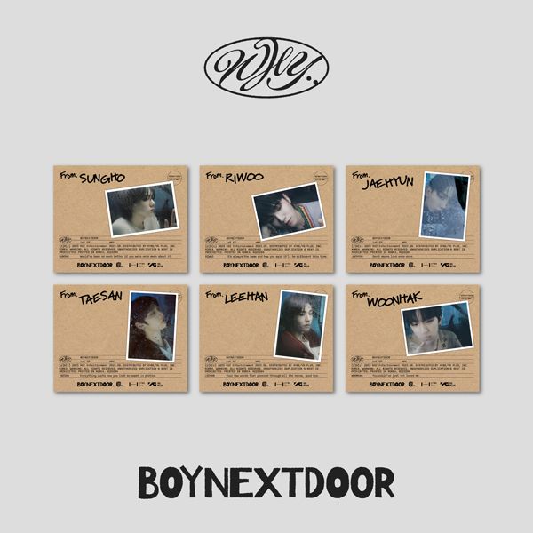 BOYNEXTDOOR 1st Mini Album 'WHY..' (LETTER Ver.)
