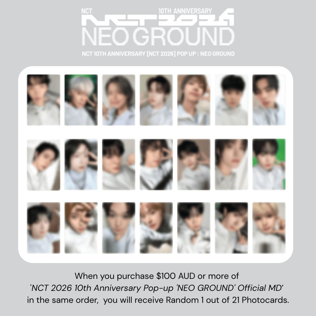 NCT 2026 10th Anniversary Pop-up 'NEO GROUND' Official MD - Group