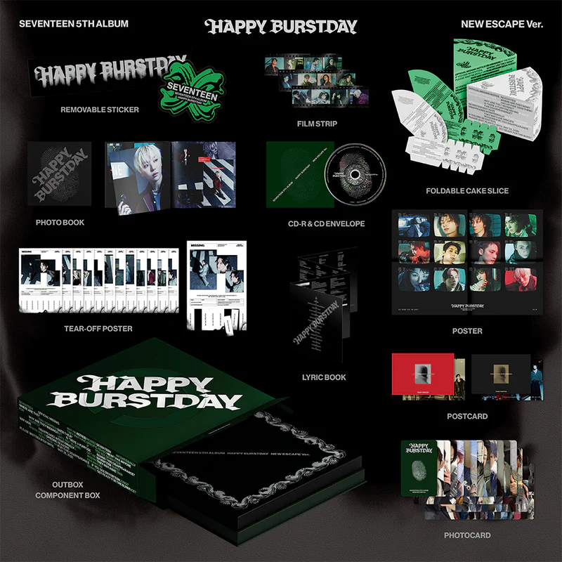 SEVENTEEN 5th Album 'HAPPY BURSTDAY' – K-POP BAZAAR
