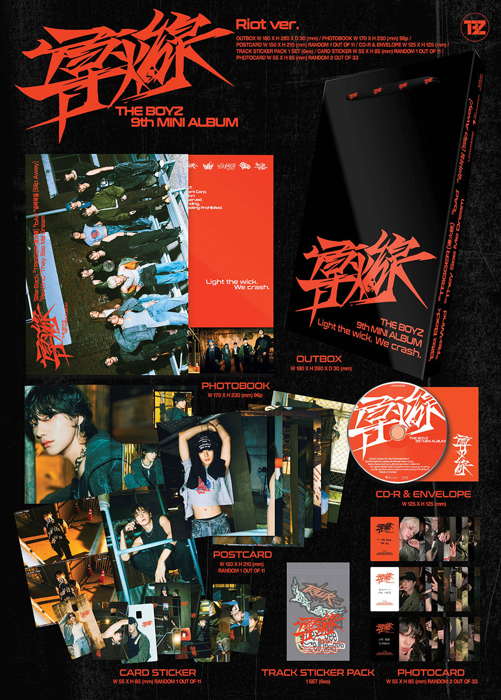 The Boyz 9th Mini Album '導火線 (TRIGGER)' – K-POP BAZAAR