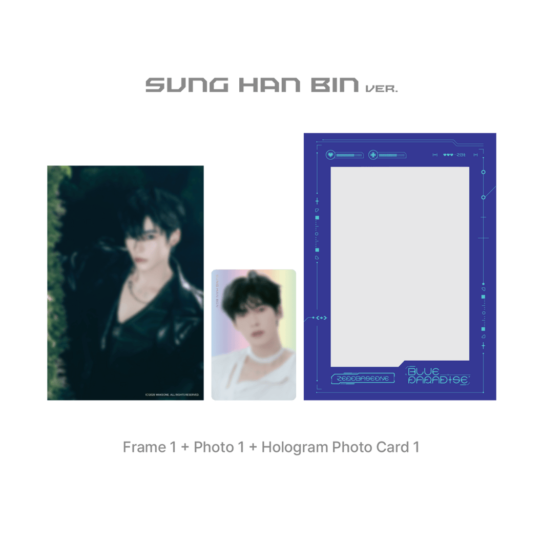 ZEROBASEONE 5th Mini Album ‘BLUE PARADISE’ Official Pop-Up MD - Frame Photo Set
