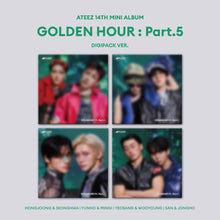 Load image into Gallery viewer, [PREORDER] ATEEZ 14th Mini Album 'GOLDEN HOUR : Part.5' (Digipack Ver.)
