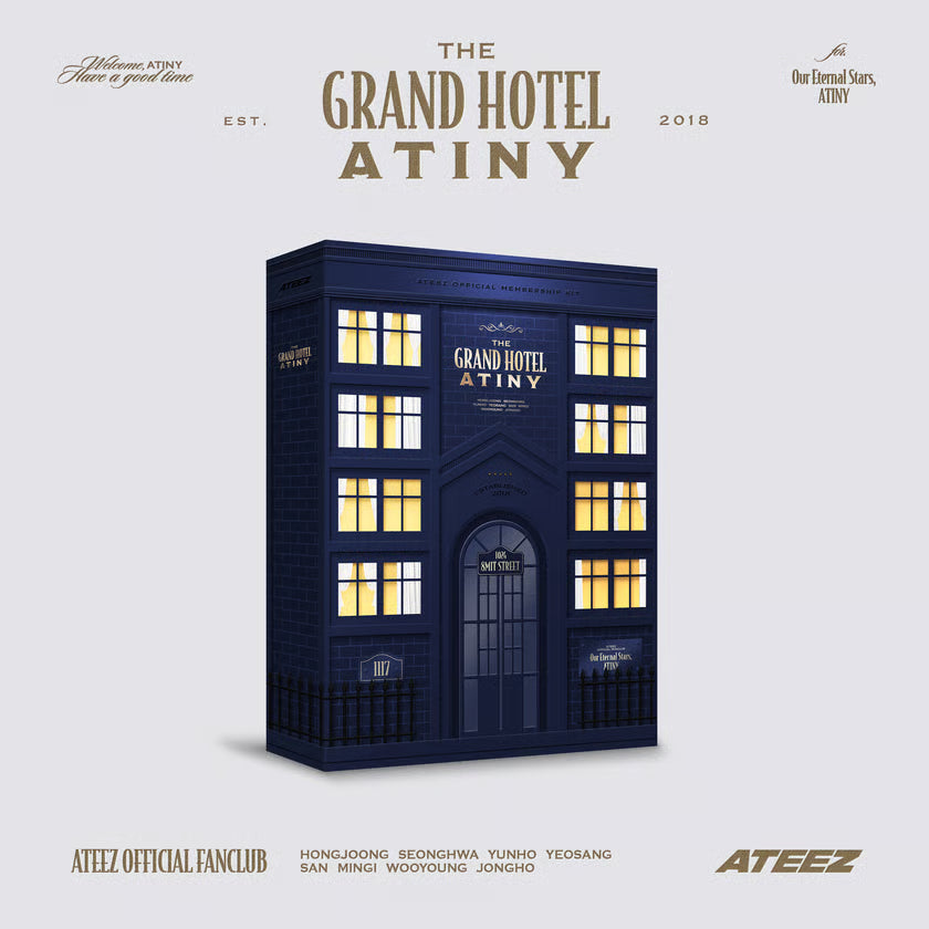 ATEEZ 6th Official Fanclub 'The Grand Hotel' ATINY Membership Kit