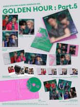 Load image into Gallery viewer, [PREORDER] ATEEZ 14th Mini Album 'GOLDEN HOUR : Part.5' (Digipack Ver.)
