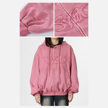 Load image into Gallery viewer, aespa &#39;SYNK: PARALLEL LINE ENCORE&#39; Official MD - Pink Hoodie Zip-Up Set
