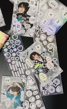 Load and play video in Gallery viewer, Shocking Pink Rose Sticker - Romance Manga Material Deco
