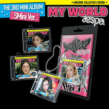 Load image into Gallery viewer, aespa 3rd Mini Album &#39;MY WORLD&#39; (SMini Ver.)
