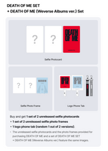 Load image into Gallery viewer, [PREORDER] EVAN 1st Mini Album 'DEATH OF ME' (3SET) + Weverse Shop Benefit
