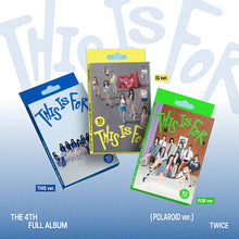 Load image into Gallery viewer, TWICE 4th Full Album &#39;THIS IS FOR&#39; (POLAROID ver.)
