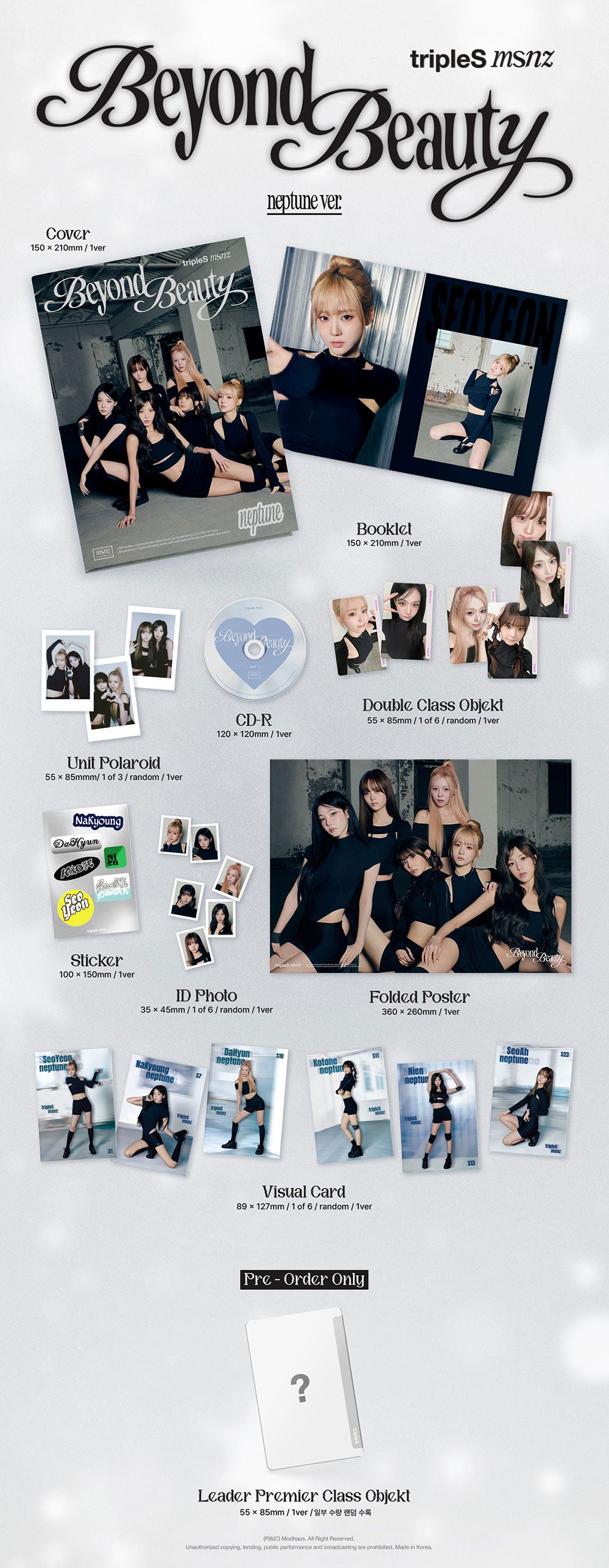 tripleS msnz Mini Album 'Beyond Beauty' – K-POP BAZAAR
