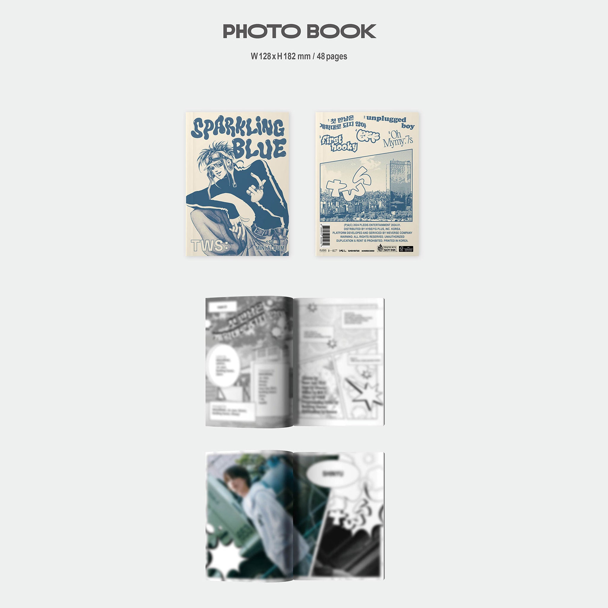 TWS 1st Mini Album 'Sparkling Blue' (Weverse Albums ver.) – K-POP